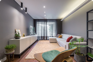 Imagem de uma sala de estar representando os serviços especializados.